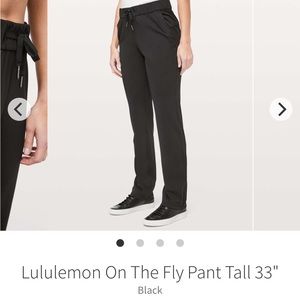 Lululemon On The Fly Pant Tall 33"